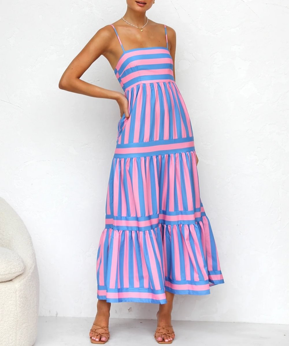 Zara™ | Cute Striped Dress with Spaghetti Straps