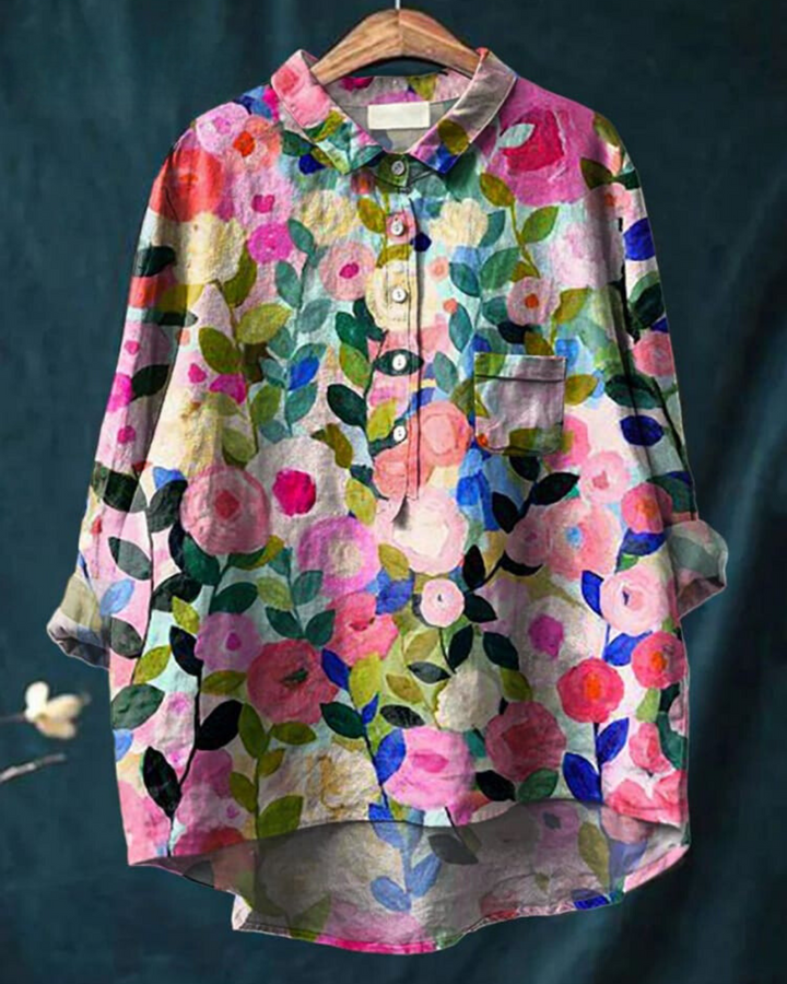 Caydence™ | Bloom-Print Blouse