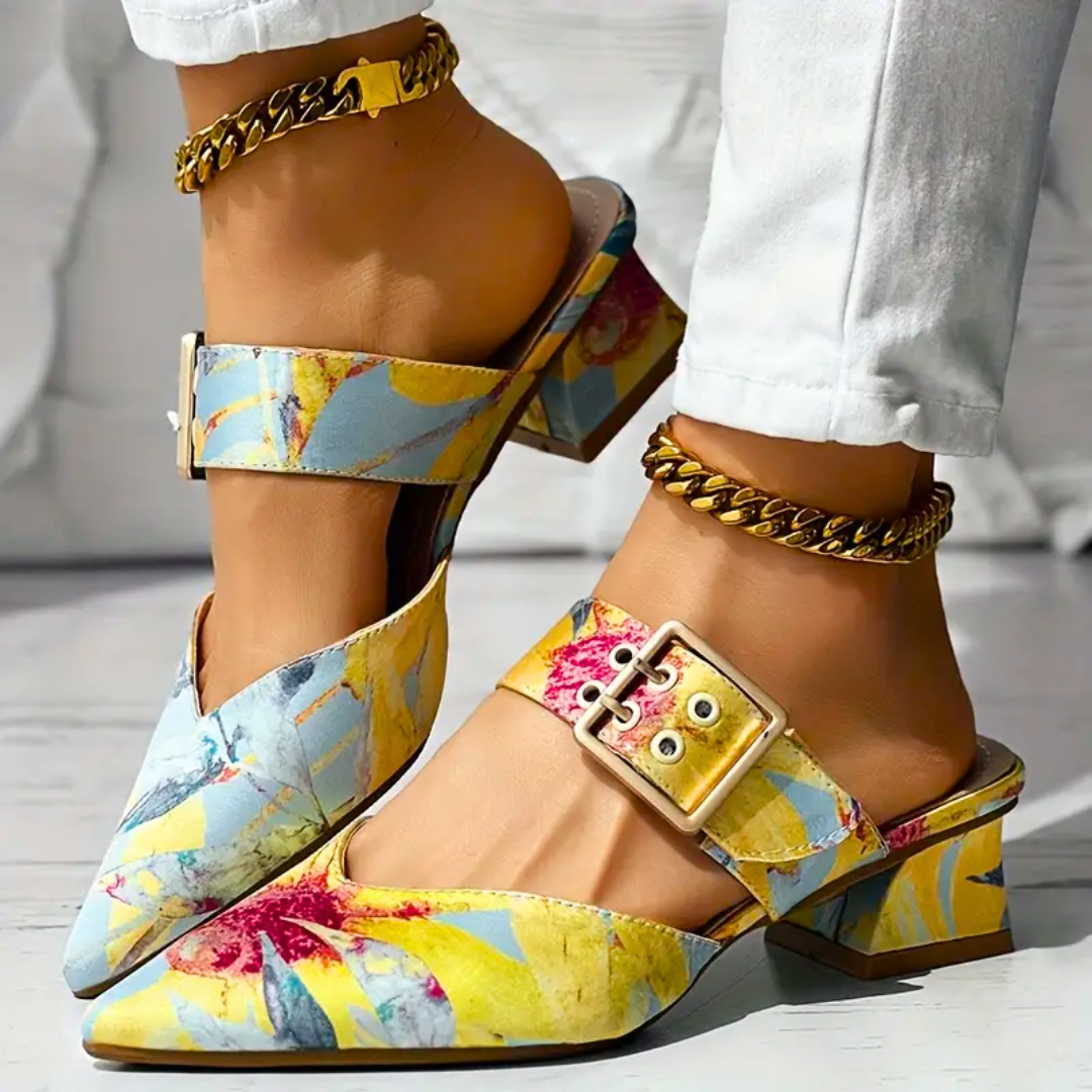 Jasmyne™ | Floral Heels for Summer Vibes