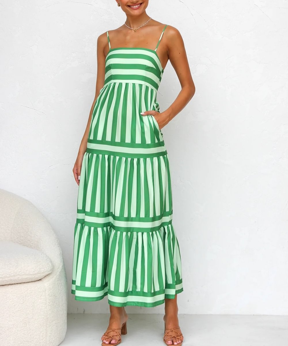 Zara™ | Cute Striped Dress with Spaghetti Straps