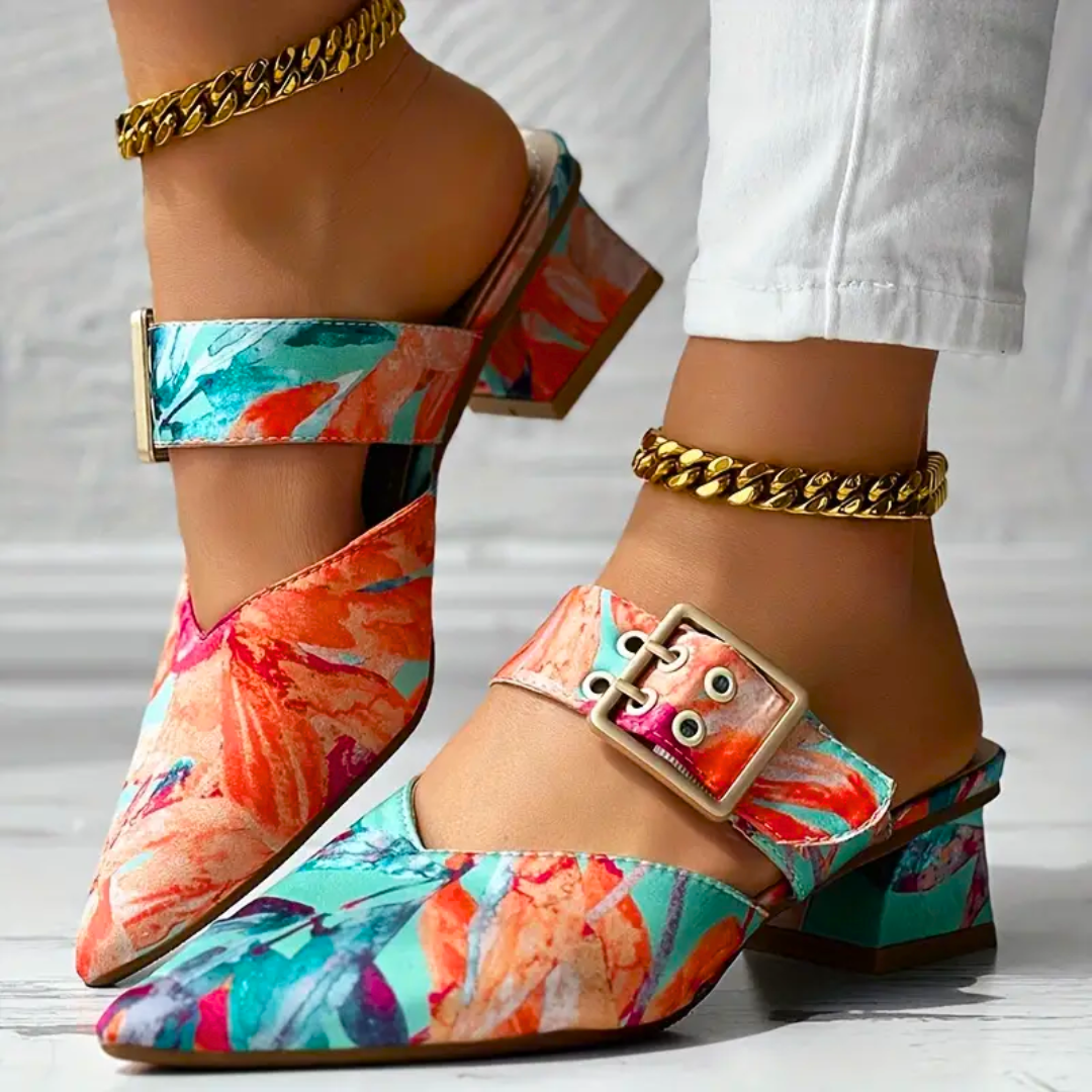 Jasmyne™ | Floral Heels for Summer Vibes