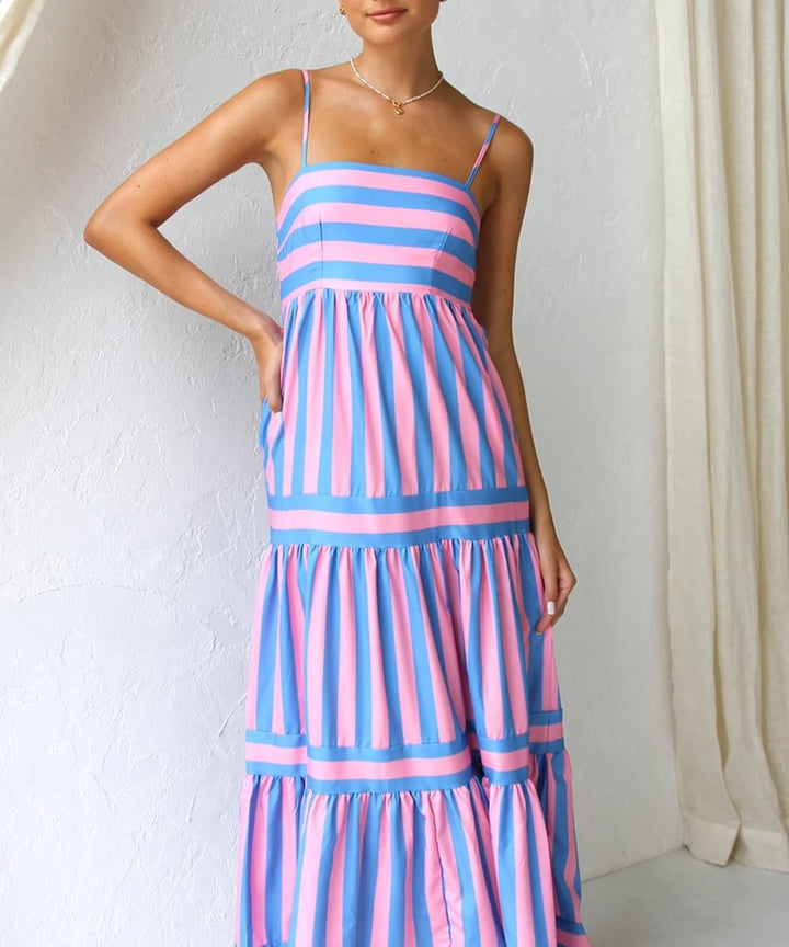 Zara™ | Cute Striped Dress with Spaghetti Straps