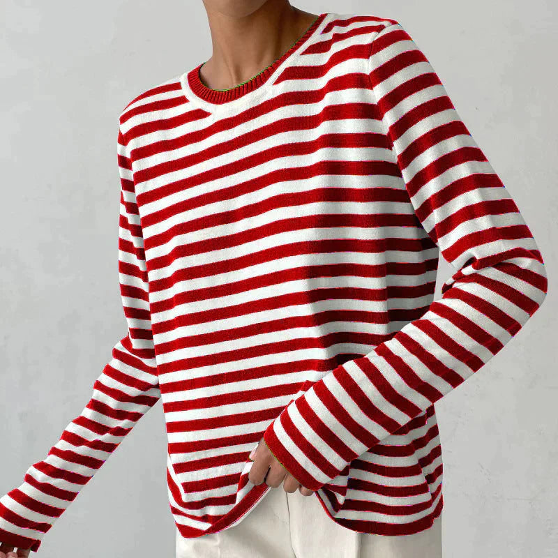 Emilee™ | Stylish and Comfy Striped Cotton Shirt