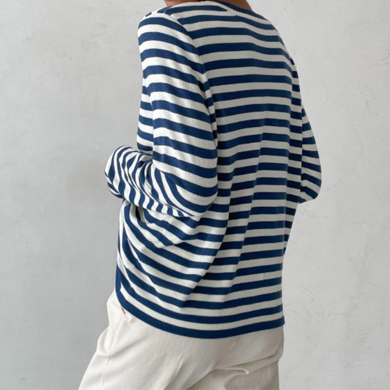 Emilee™ | Stylish and Comfy Striped Cotton Shirt