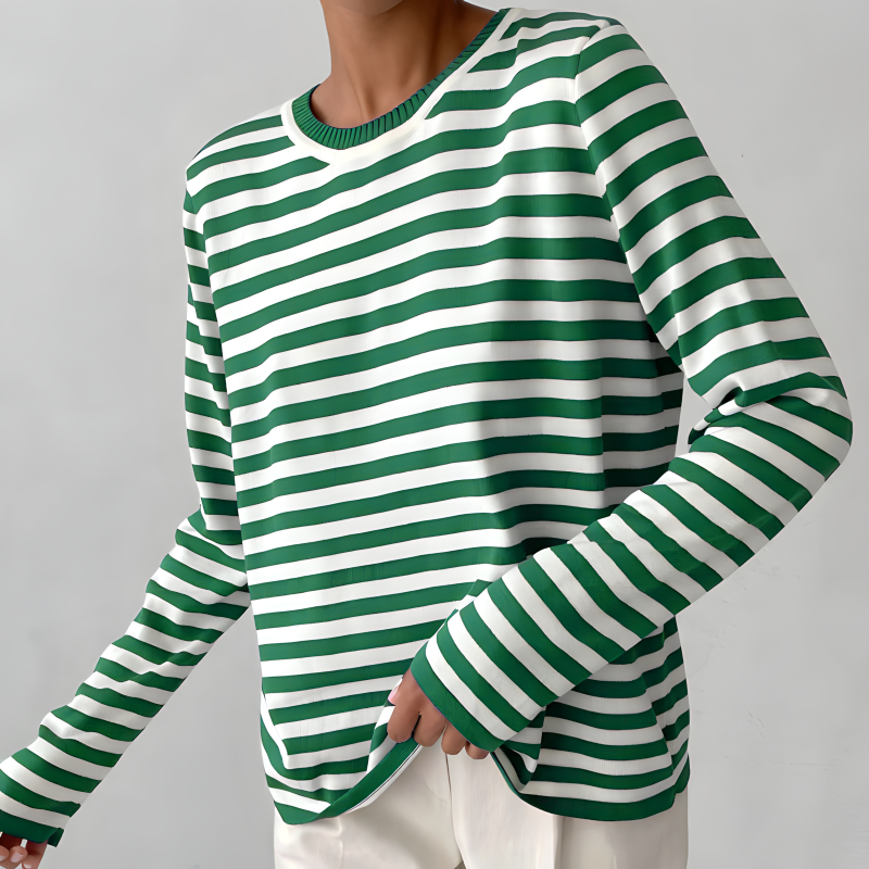 Emilee™ | Stylish and Comfy Striped Cotton Shirt